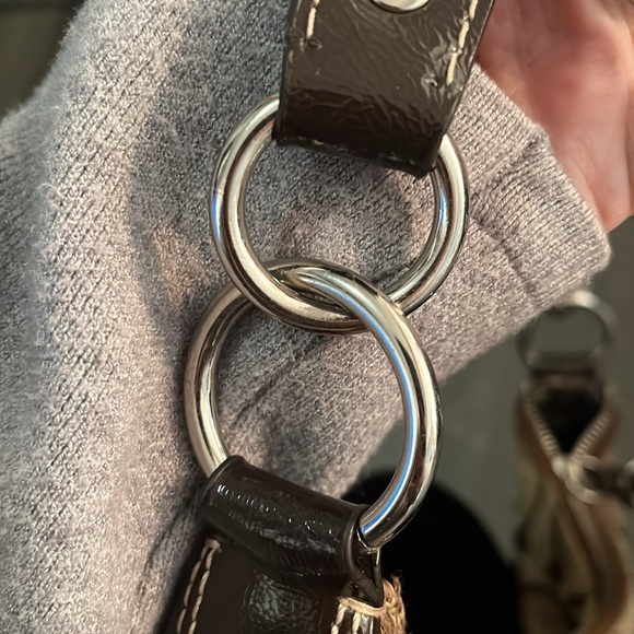 Coach logo canvas bag with dust bag - Picture 9 of 17